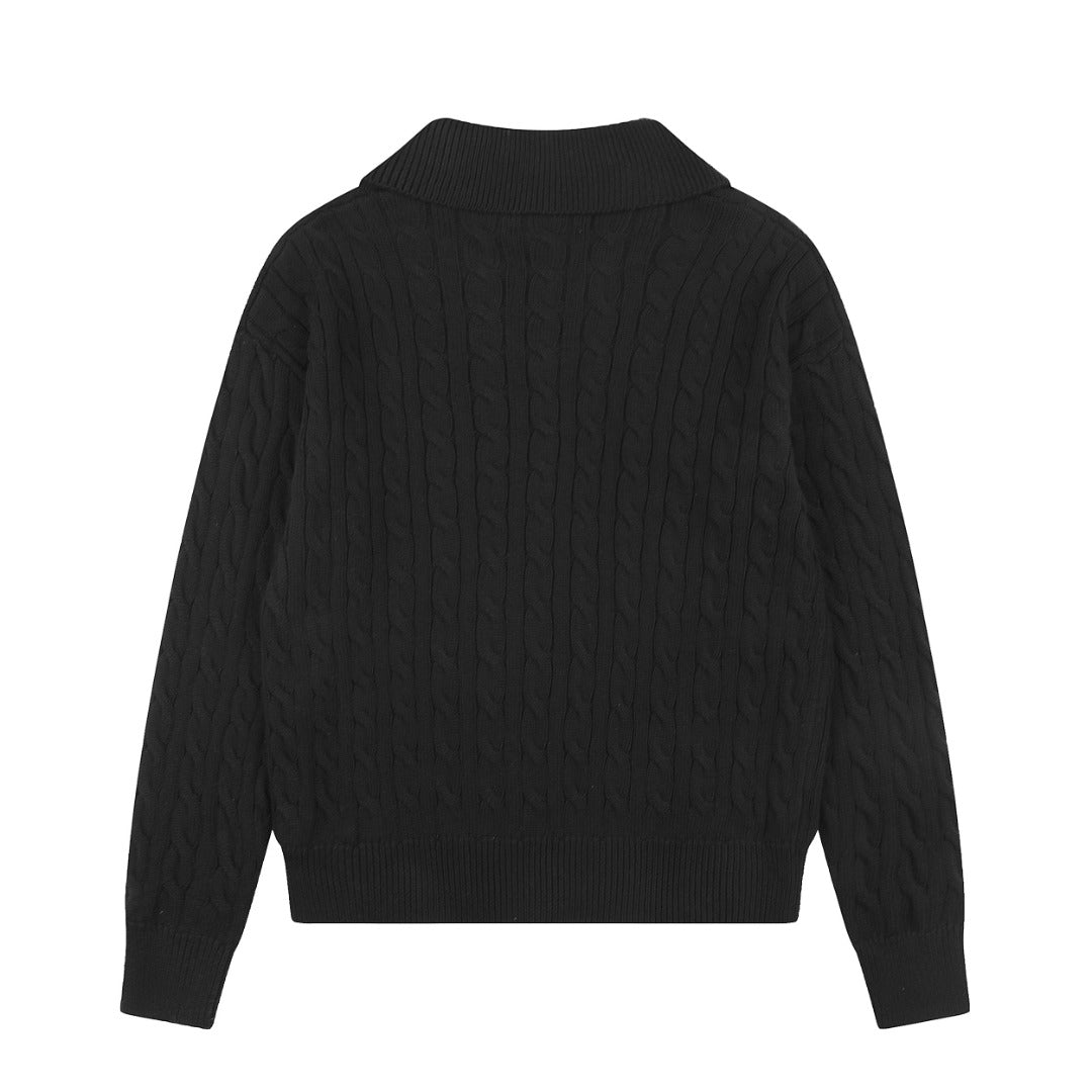 Ralph Lauren Saç Örgü Polo Yaka Kazak