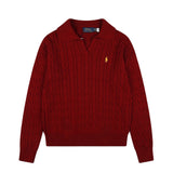 Ralph Lauren Saç Örgü Polo Yaka Kazak
