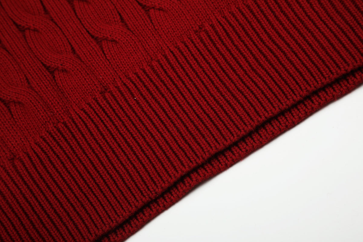 Ralph Lauren Saç Örgü Polo Yaka Kazak