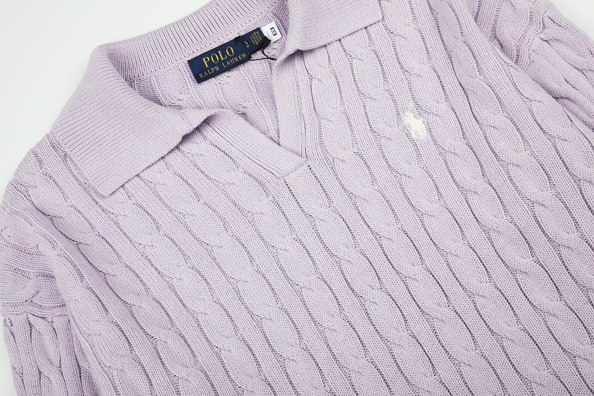 Ralph Lauren Saç Örgü Polo Yaka Kazak