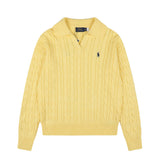Ralph Lauren Saç Örgü Polo Yaka Kazak