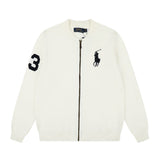 Ralph Lauren Big Pony Fermuarlı Örme Ceket UNISEX