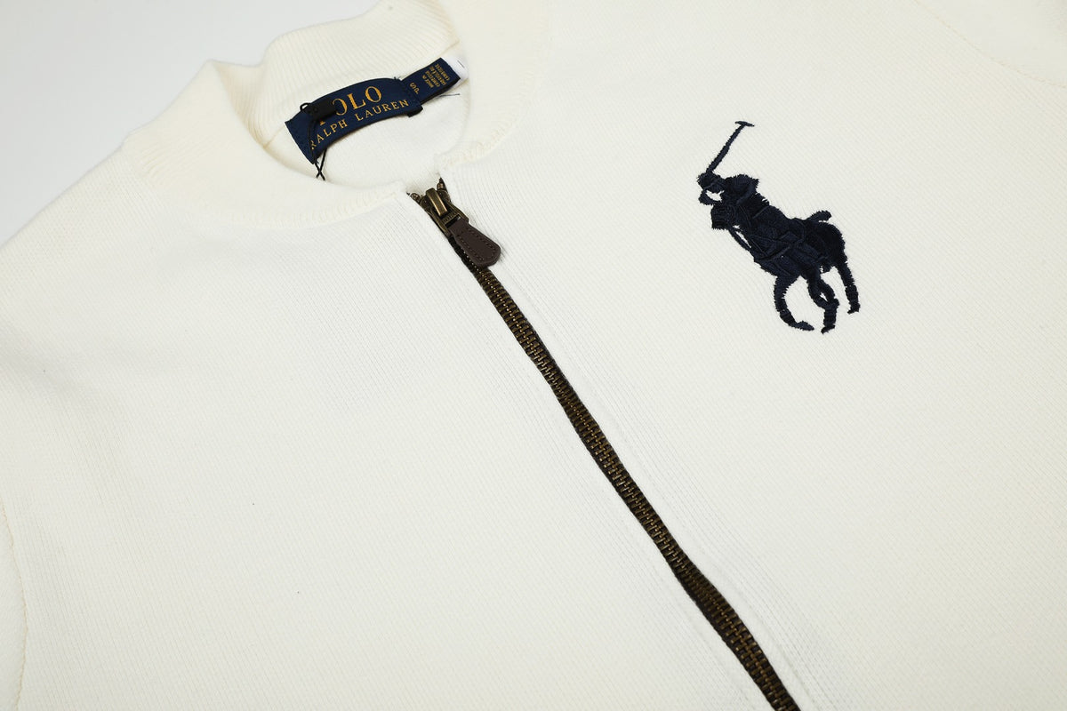 Ralph Lauren Big Pony Fermuarlı Örme Ceket UNISEX