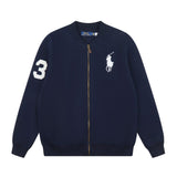 Ralph Lauren Big Pony Fermuarlı Örme Ceket UNISEX