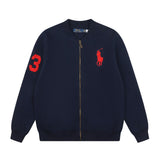 Ralph Lauren Big Pony Fermuarlı Örme Ceket UNISEX