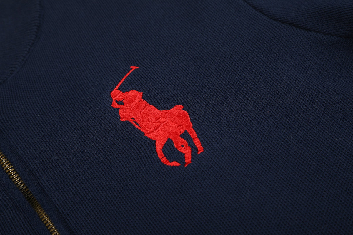 Ralph Lauren Big Pony Fermuarlı Örme Ceket UNISEX