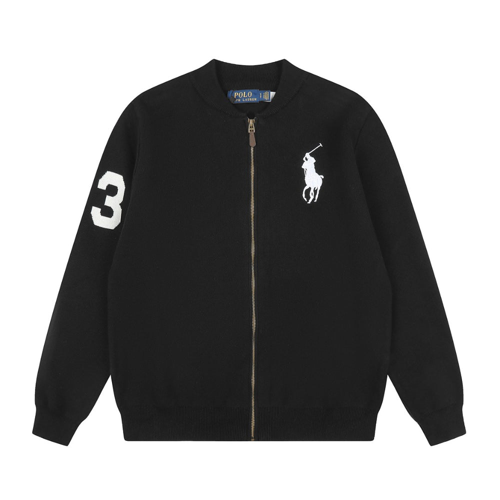 Ralph Lauren Big Pony Fermuarlı Örme Ceket UNISEX