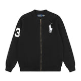 Ralph Lauren Big Pony Fermuarlı Örme Ceket UNISEX