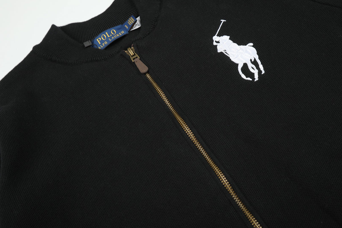 Ralph Lauren Big Pony Fermuarlı Örme Ceket UNISEX