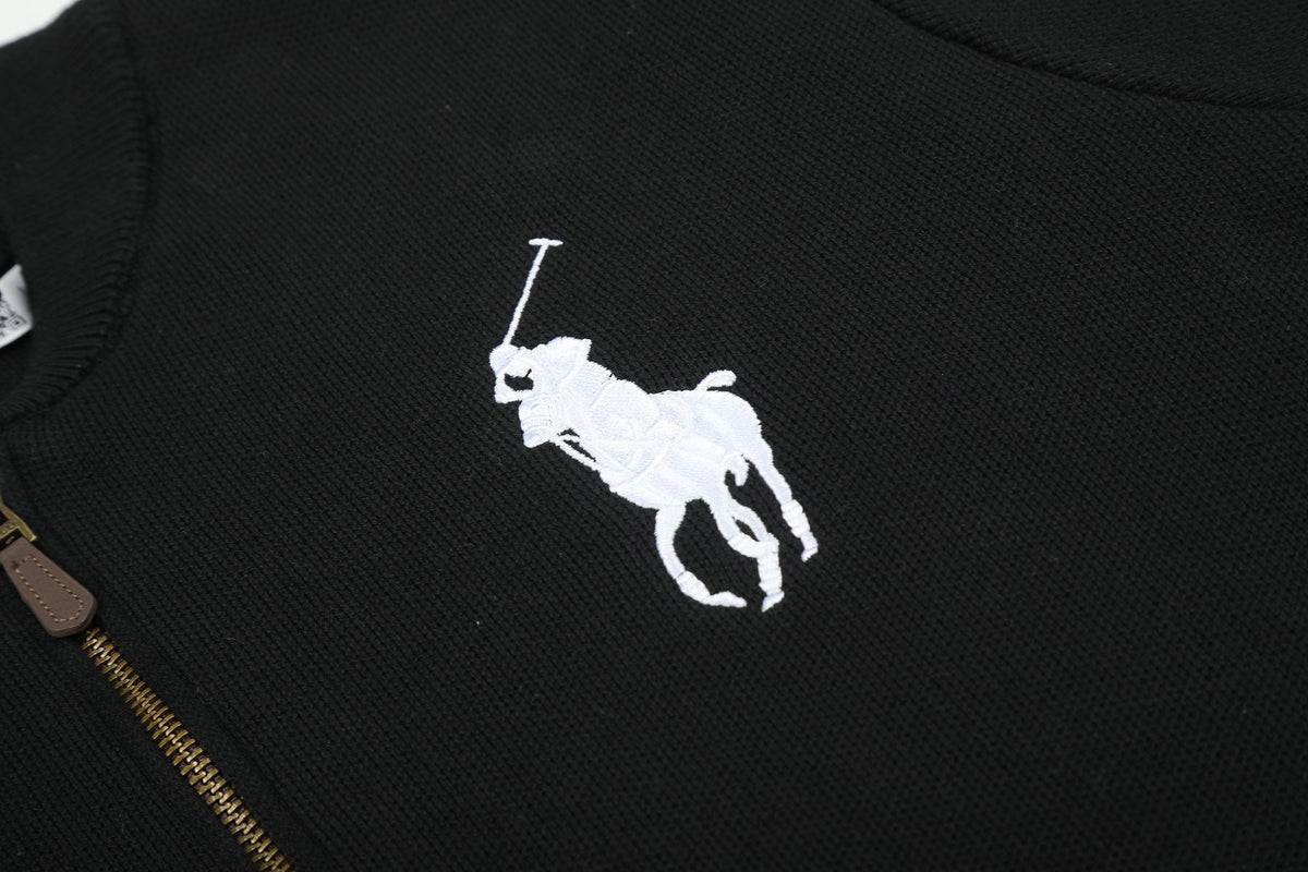 Ralph Lauren Big Pony Fermuarlı Örme Ceket UNISEX