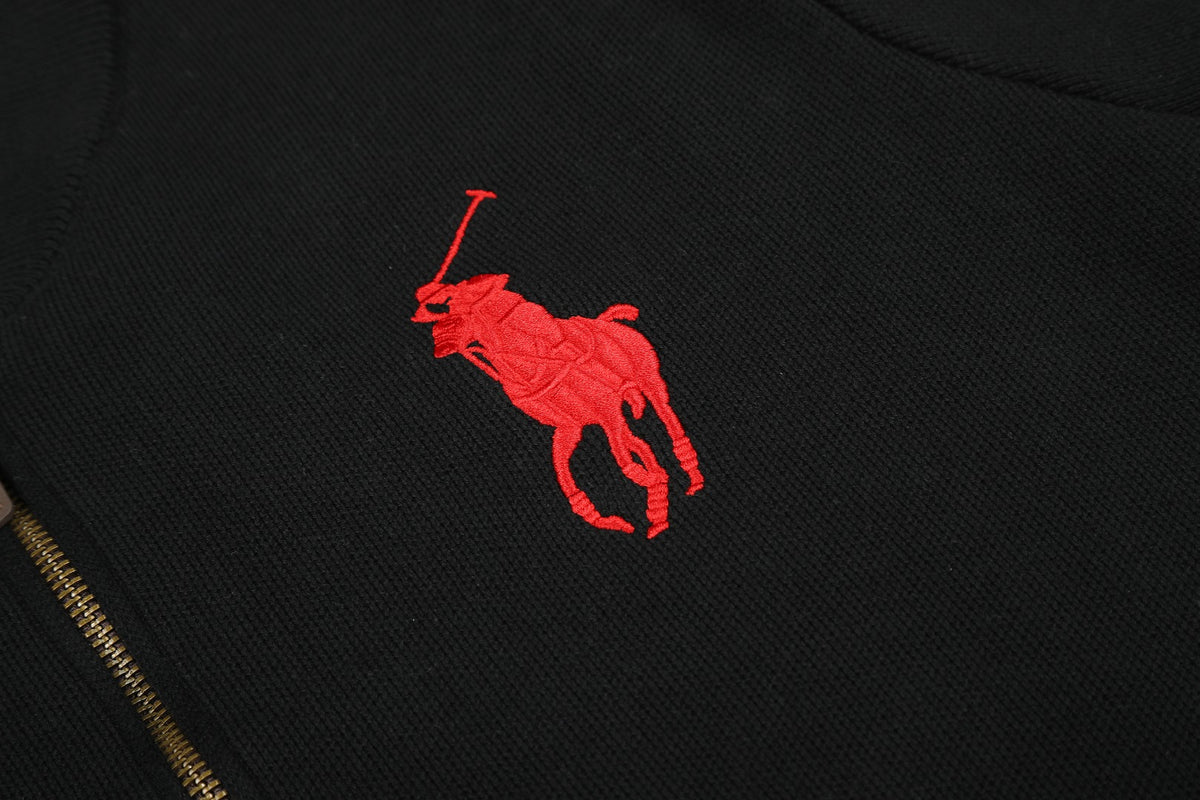 Ralph Lauren Big Pony Fermuarlı Örme Ceket UNISEX