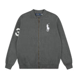 Ralph Lauren Big Pony Fermuarlı Örme Ceket UNISEX