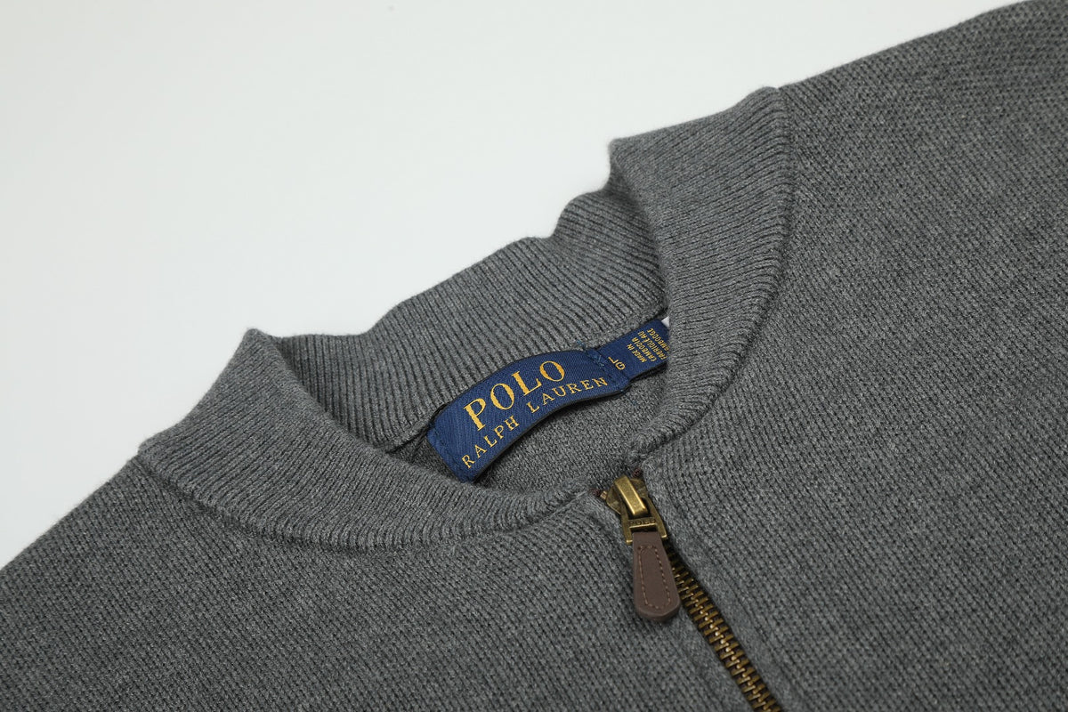 Ralph Lauren Big Pony Fermuarlı Örme Ceket UNISEX