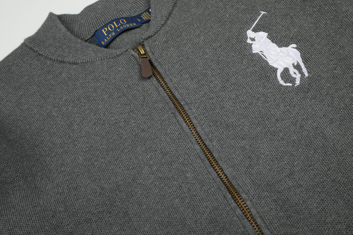 Ralph Lauren Big Pony Fermuarlı Örme Ceket UNISEX