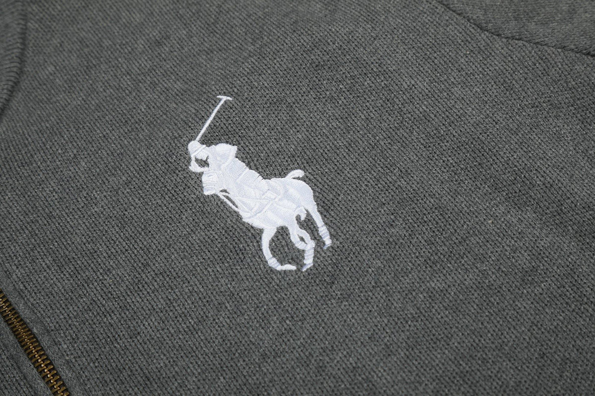 Ralph Lauren Big Pony Fermuarlı Örme Ceket UNISEX