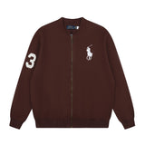 Ralph Lauren Big Pony Fermuarlı Örme Ceket UNISEX