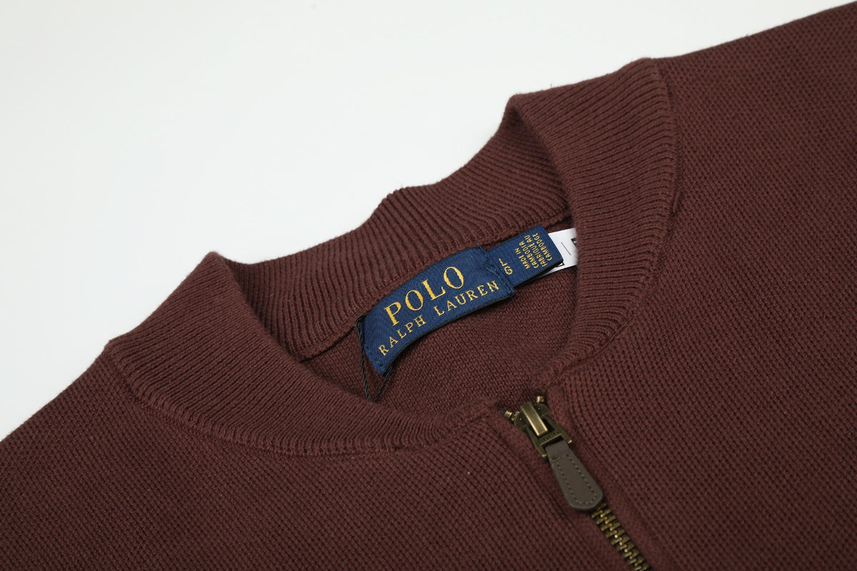 Ralph Lauren Big Pony Fermuarlı Örme Ceket UNISEX