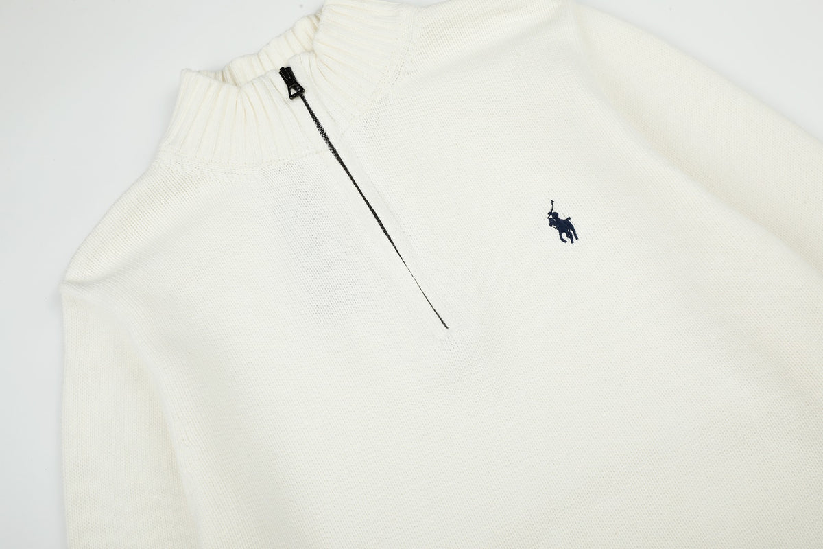 Ralph Lauren Yarım Fermuarlı Örme Kazak UNISEX
