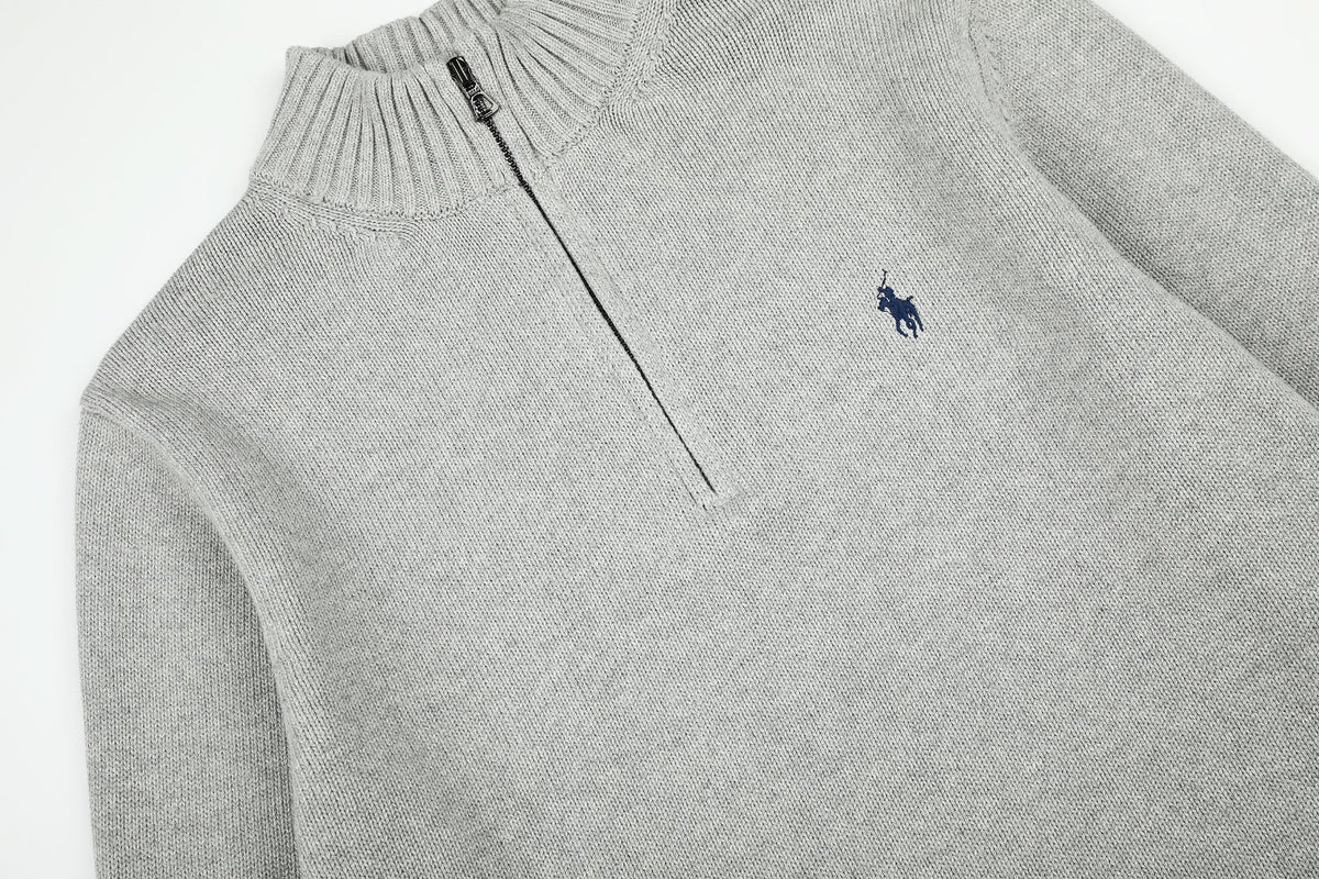 Ralph Lauren Yarım Fermuarlı Örme Kazak UNISEX