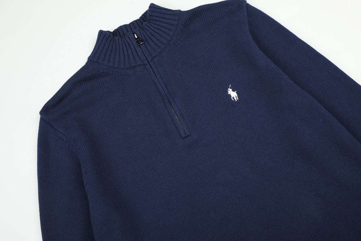 Ralph Lauren Yarım Fermuarlı Örme Kazak UNISEX