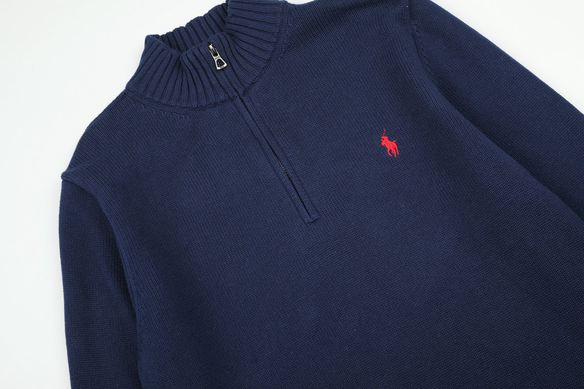 Ralph Lauren Yarım Fermuarlı Örme Kazak UNISEX