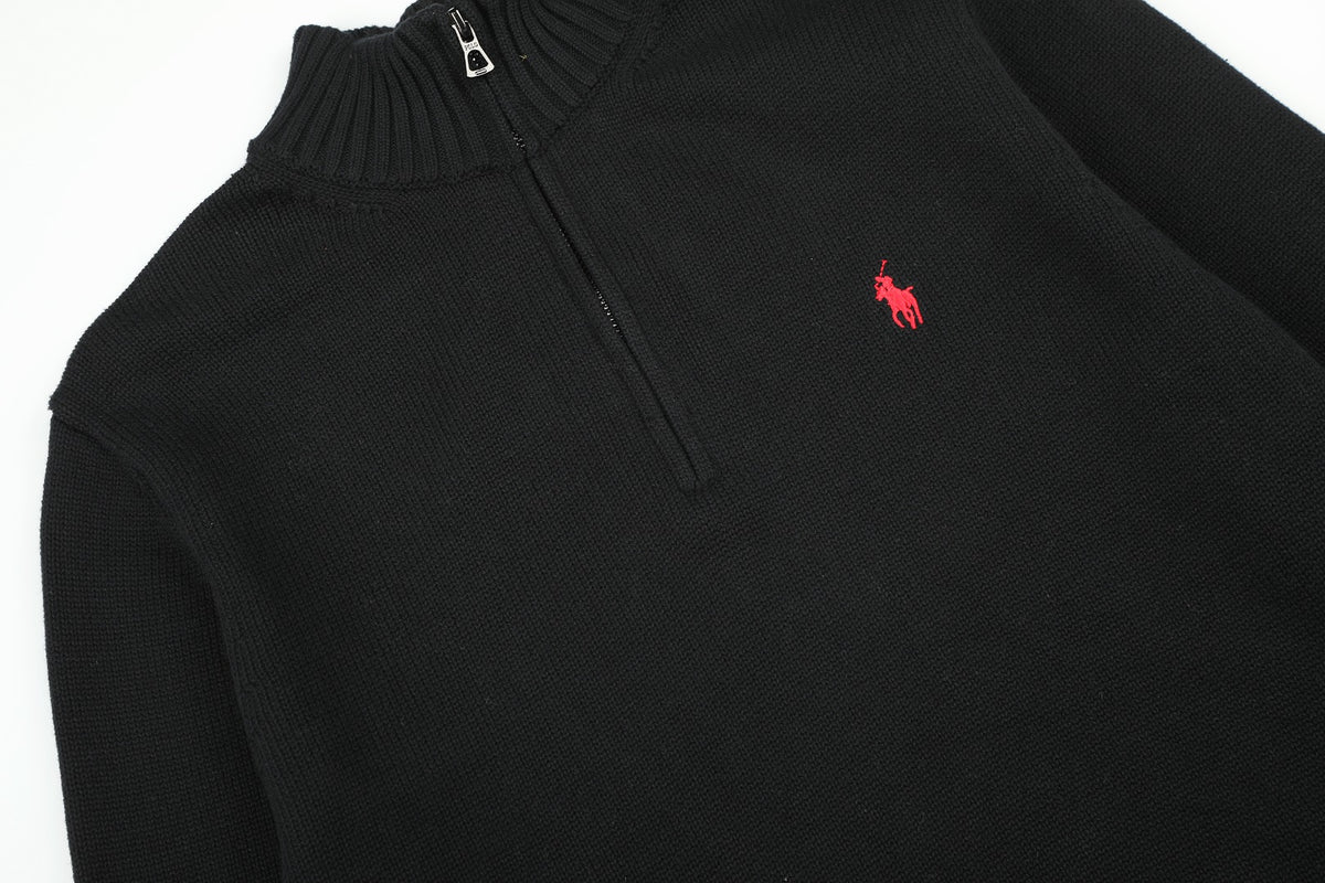 Ralph Lauren Yarım Fermuarlı Örme Kazak UNISEX