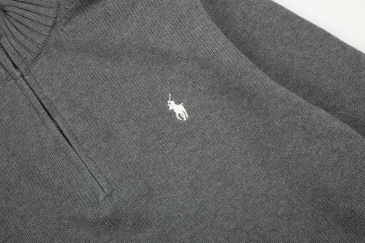 Ralph Lauren Yarım Fermuarlı Örme Kazak UNISEX