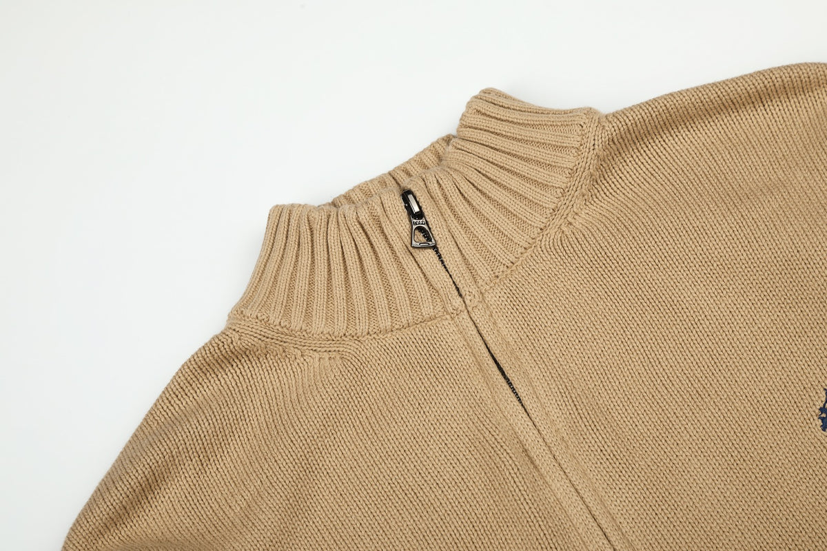 Ralph Lauren Yarım Fermuarlı Örme Kazak UNISEX