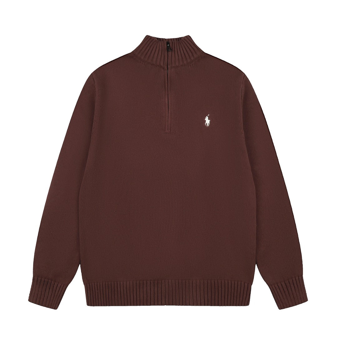 Ralph Lauren Yarım Fermuarlı Örme Kazak UNISEX