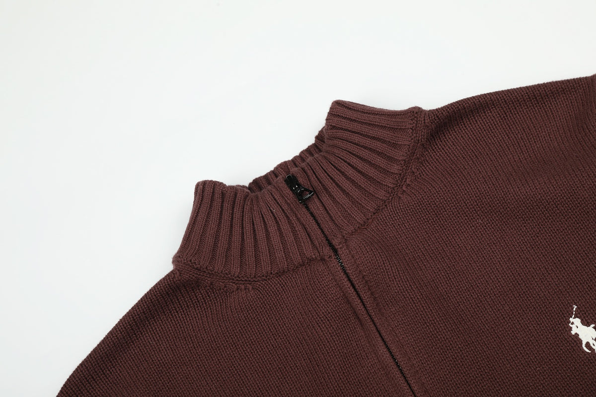 Ralph Lauren Yarım Fermuarlı Örme Kazak UNISEX