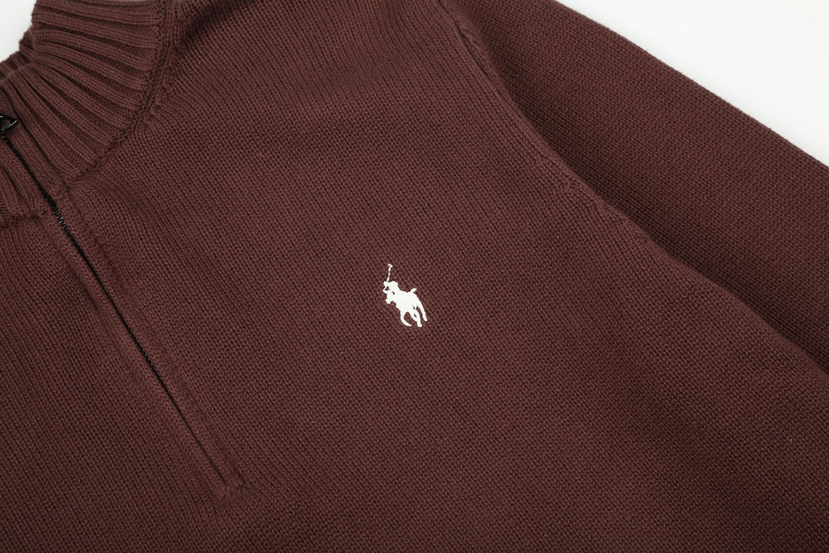 Ralph Lauren Yarım Fermuarlı Örme Kazak UNISEX