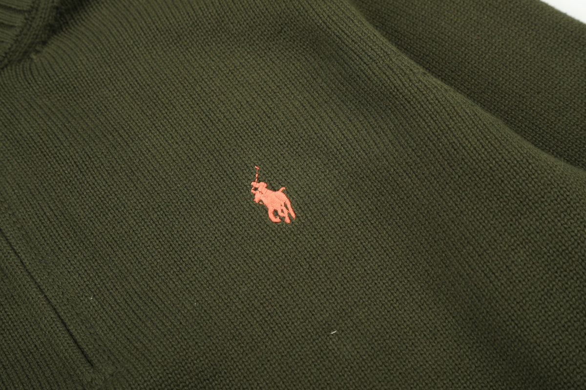 Ralph Lauren Yarım Fermuarlı Örme Kazak UNISEX