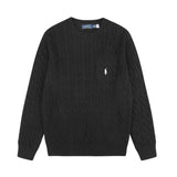Ralph Lauren Cepli, Bisiklet Yaka, Saç Örgü Kazak