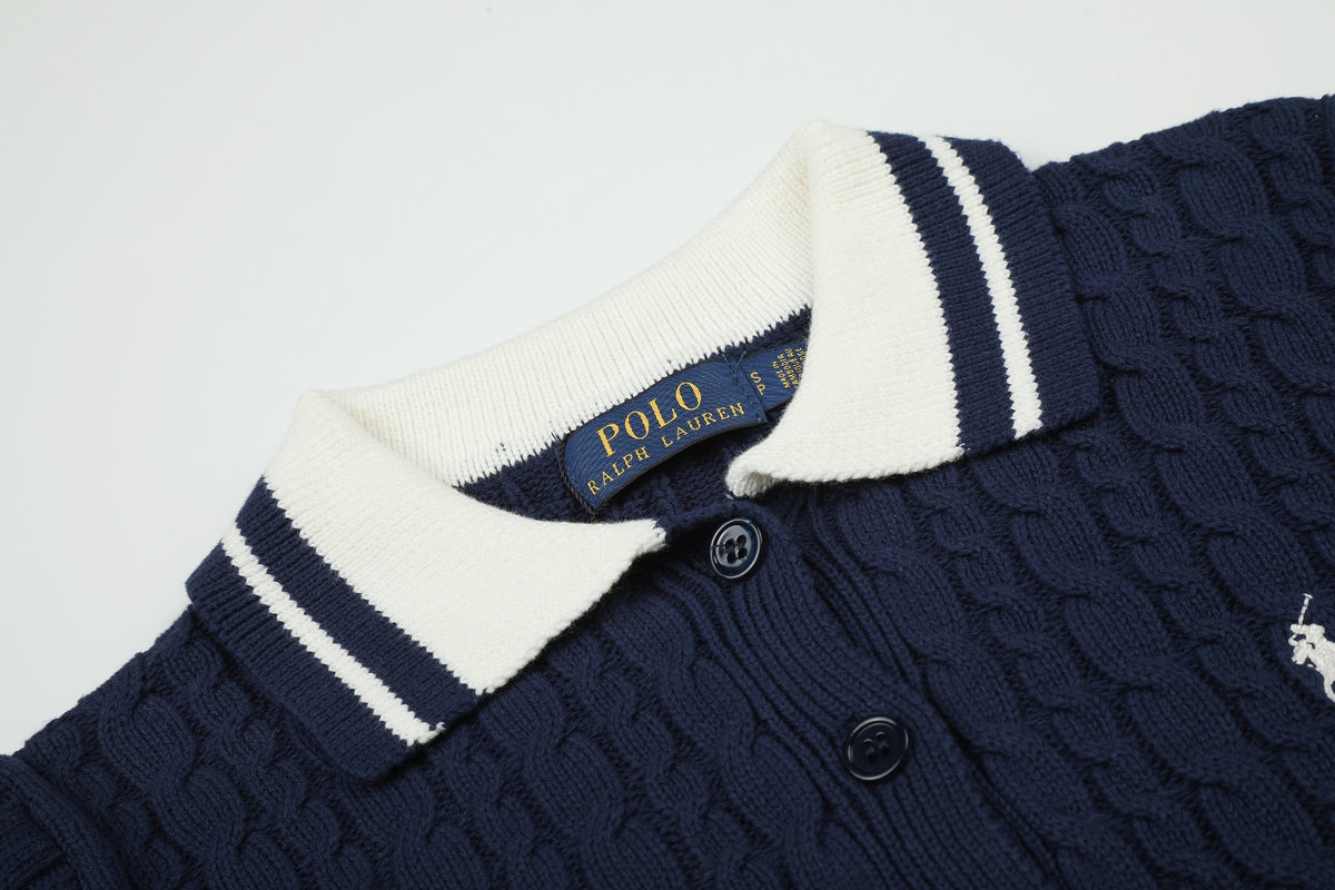 Ralph Lauren Old Money Örgülü Hırka 26-S