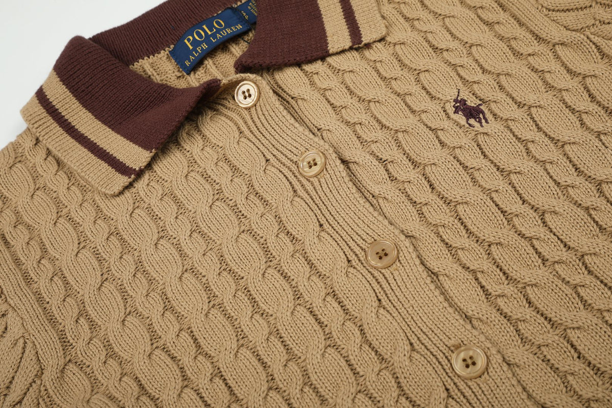 Ralph Lauren Old Money Örgülü Hırka 26-S