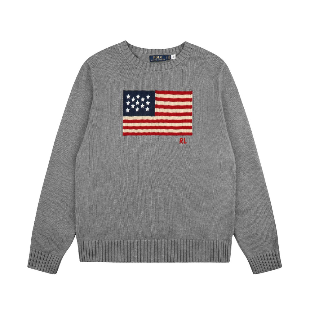 Ralph Lauren Klasik Amerikan Bayraklı Unisex Triko