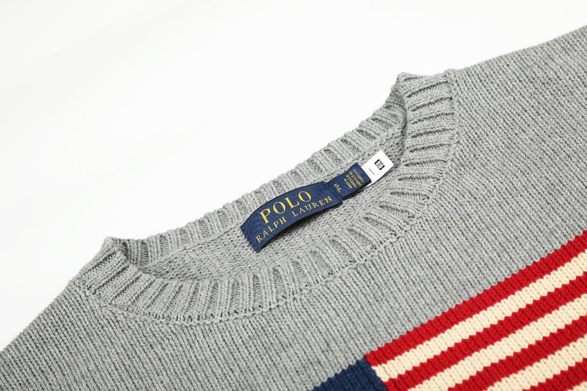 Ralph Lauren Klasik Amerikan Bayraklı Unisex Triko