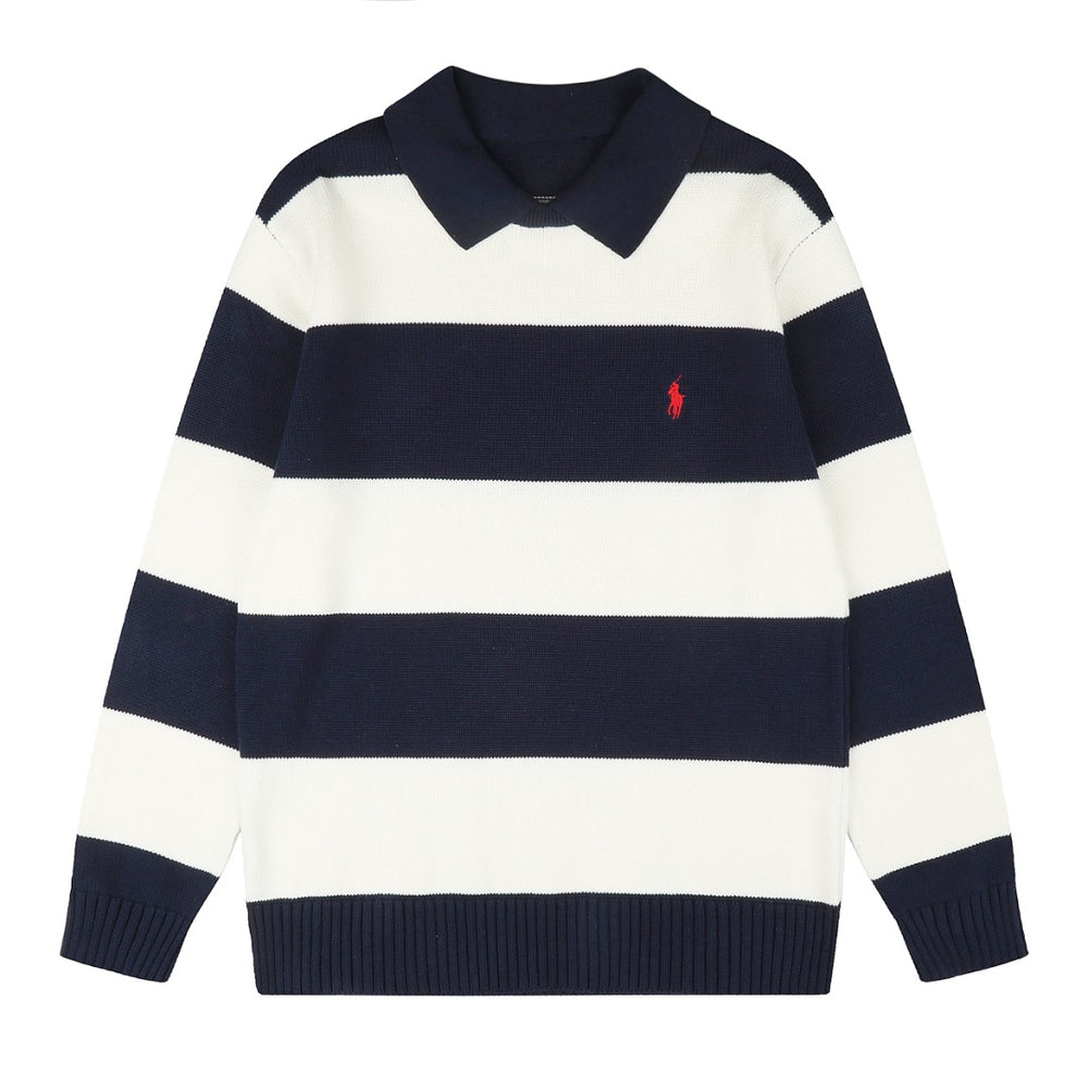 Ralph Lauren Yatay Çizgili UNISEX KAZAK