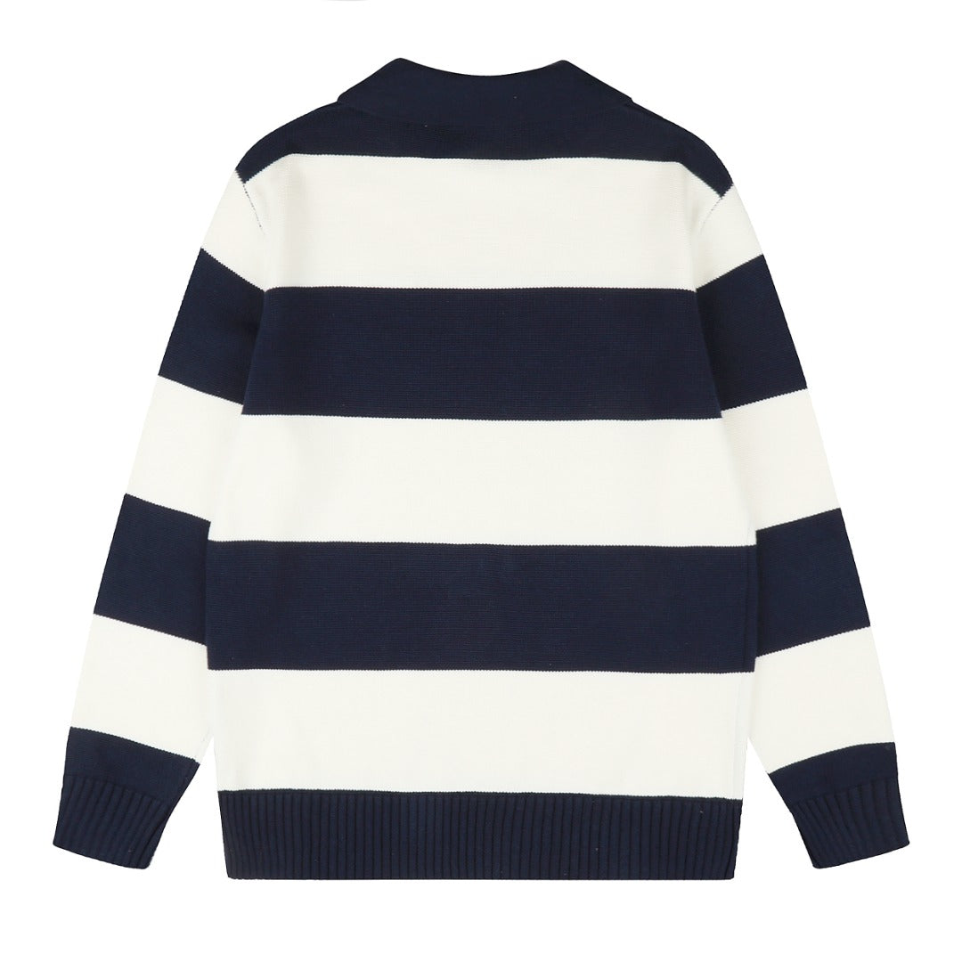 Ralph Lauren Yatay Çizgili UNISEX KAZAK