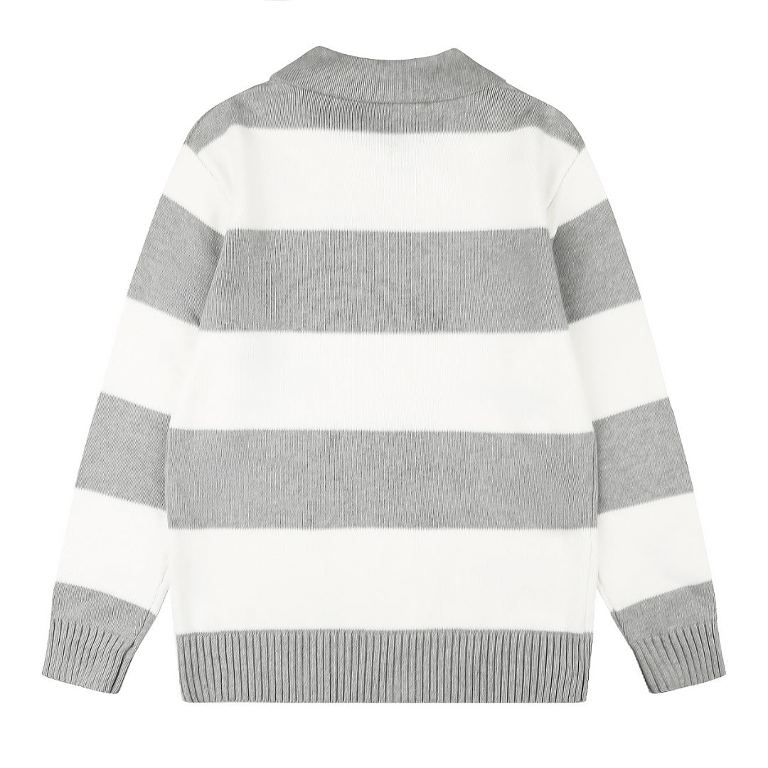 Ralph Lauren Yatay Çizgili UNISEX KAZAK