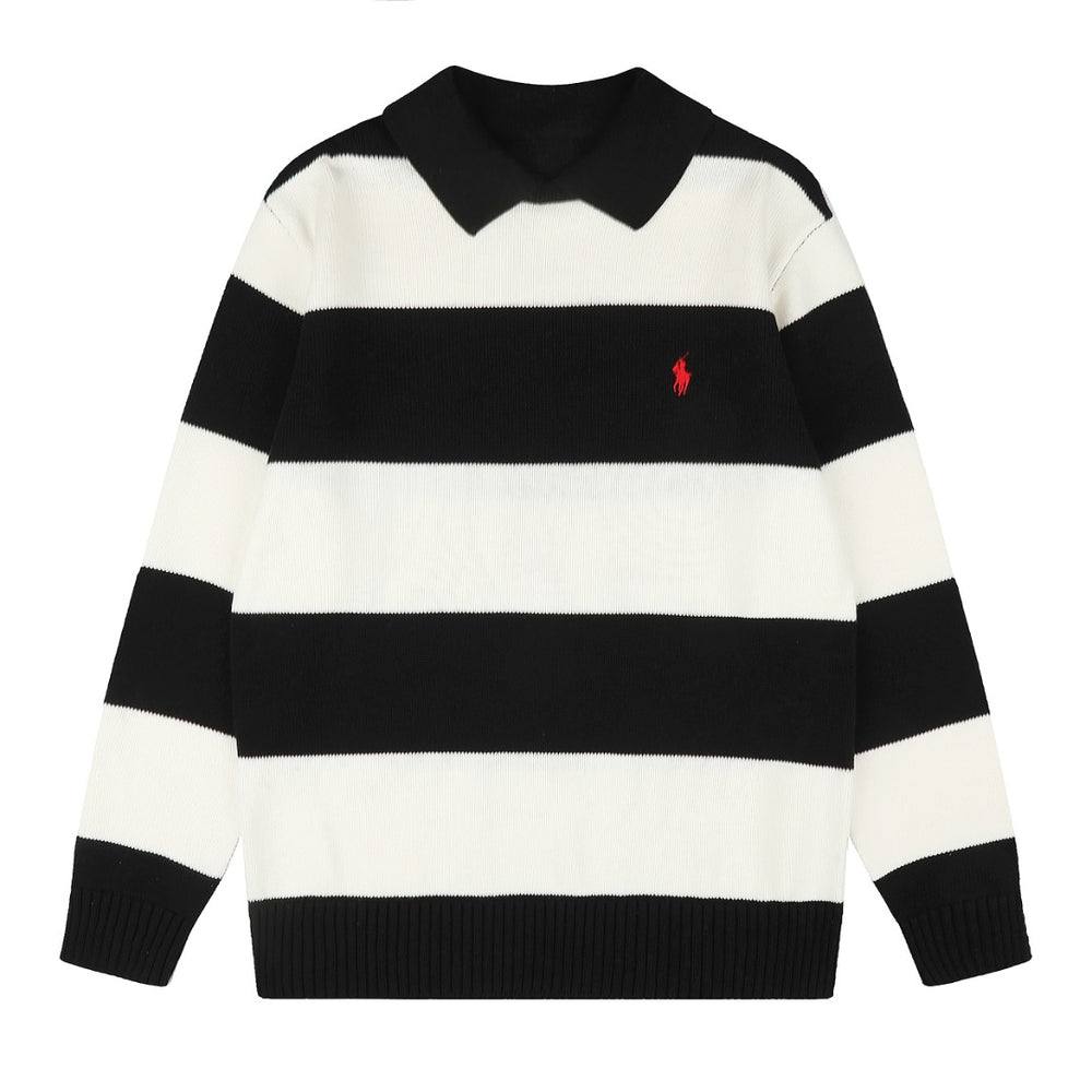 Ralph Lauren Yatay Çizgili UNISEX KAZAK