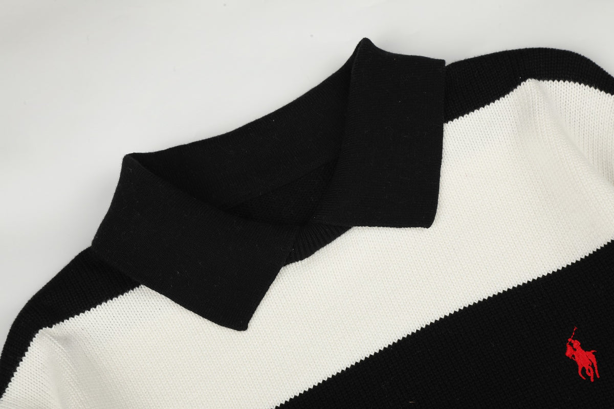 Ralph Lauren Yatay Çizgili UNISEX KAZAK