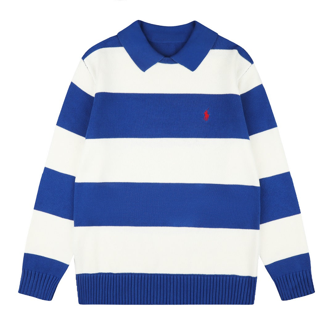 Ralph Lauren Yatay Çizgili UNISEX KAZAK