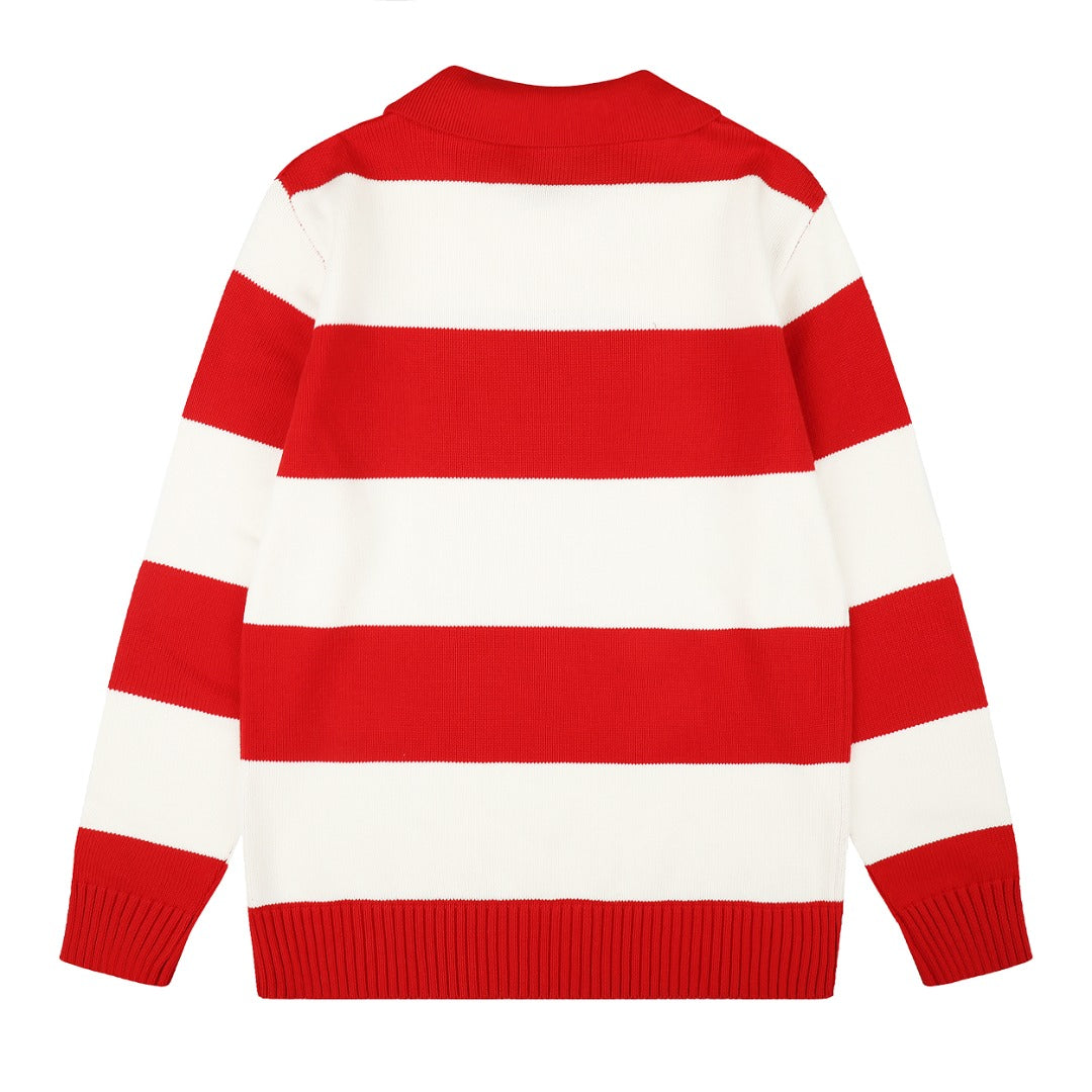 Ralph Lauren Yatay Çizgili UNISEX KAZAK