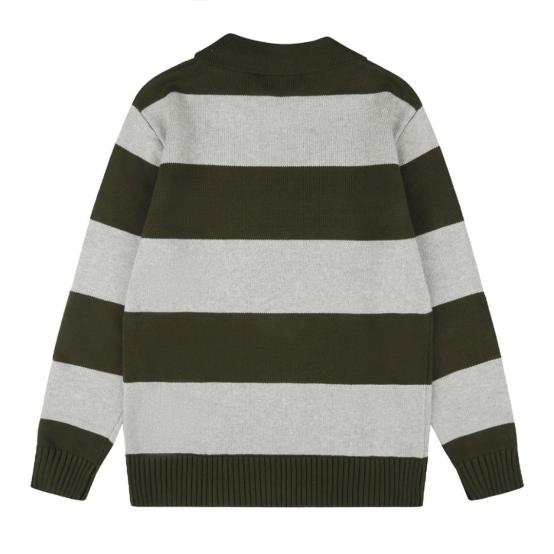 Ralph Lauren Yatay Çizgili UNISEX KAZAK