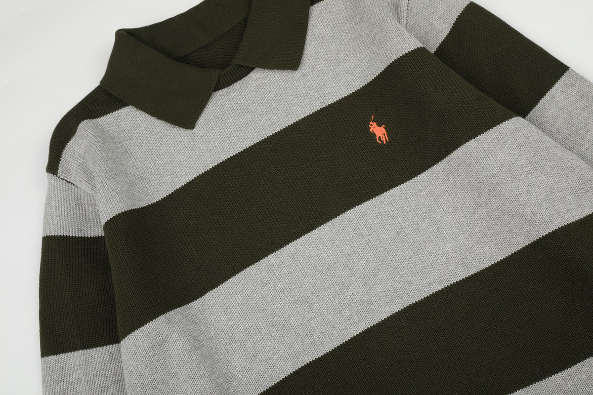 Ralph Lauren Yatay Çizgili UNISEX KAZAK