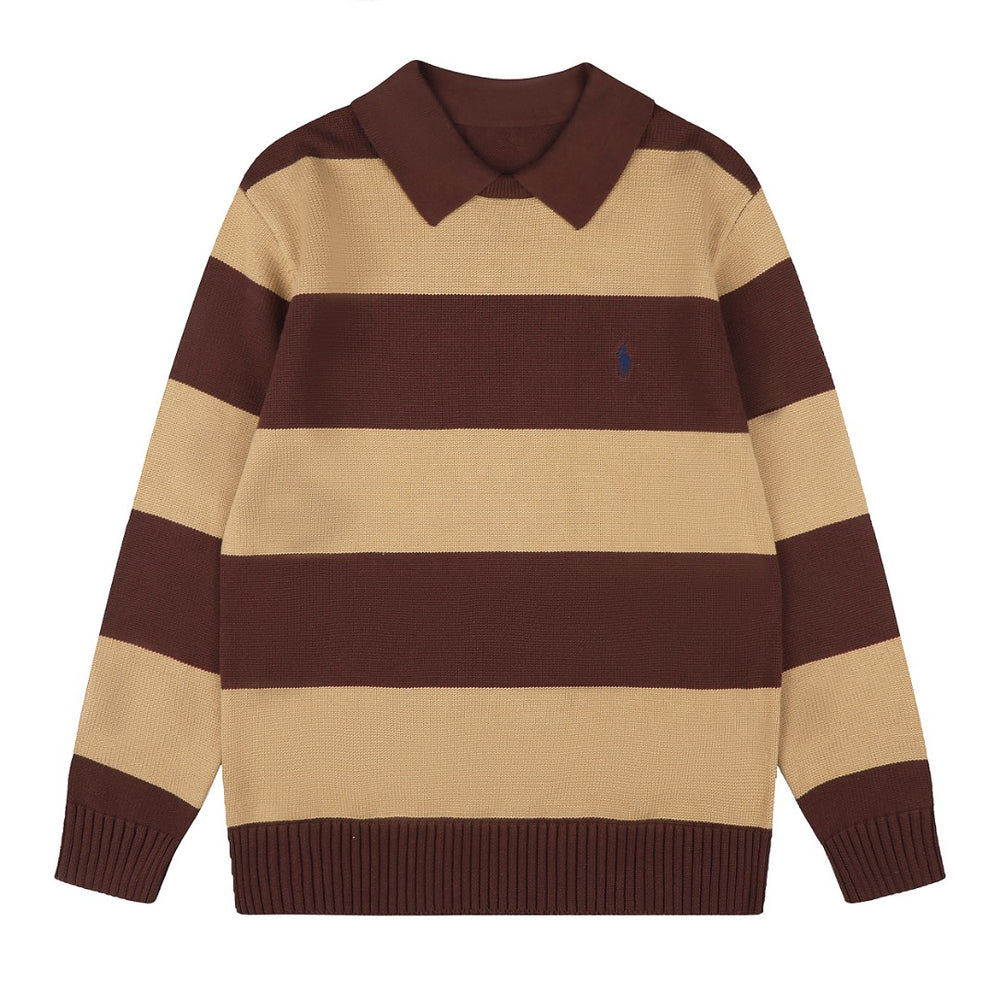 Ralph Lauren Yatay Çizgili UNISEX KAZAK