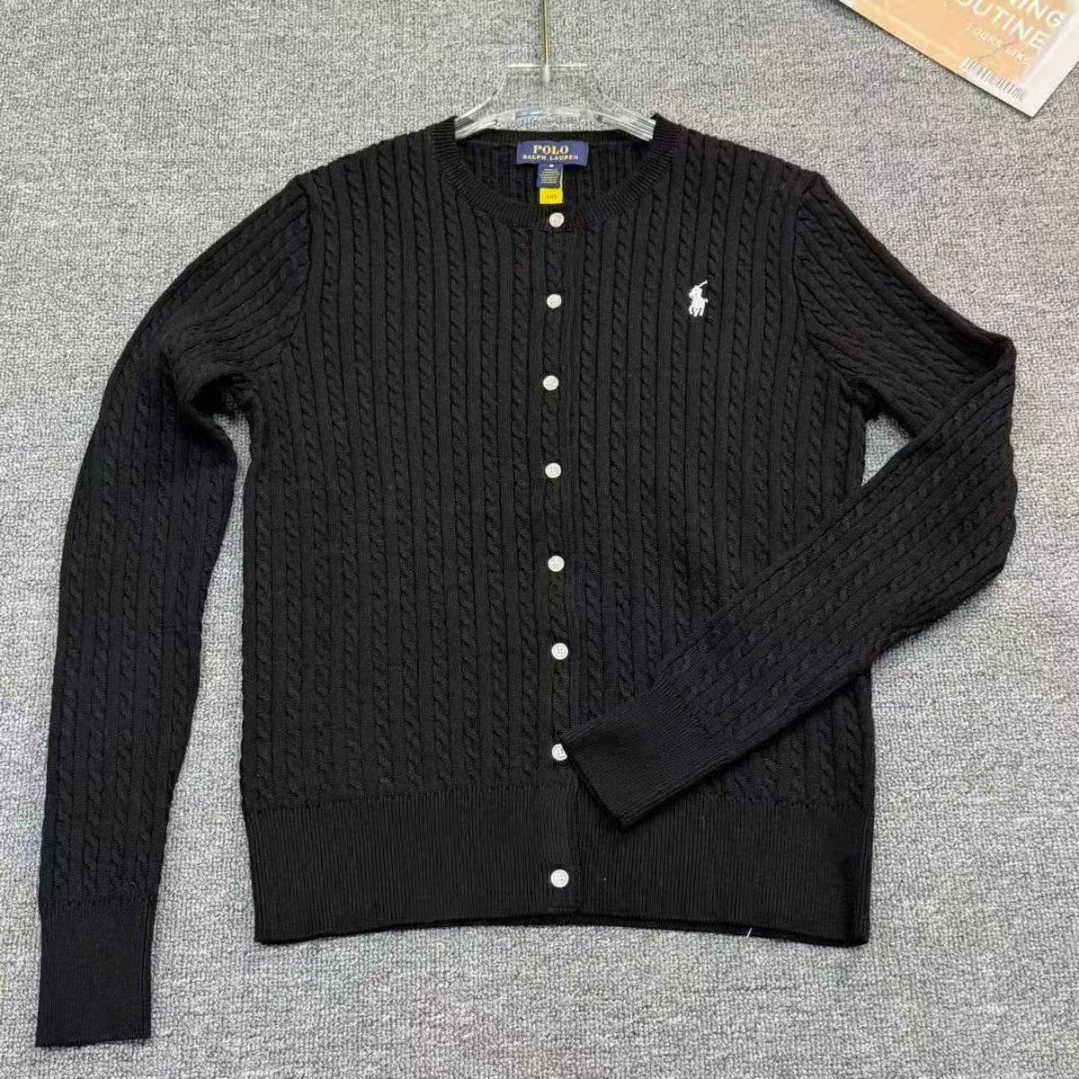 Ralph Lauren Midilli Nakışlı Pamuk Kadın Hırka