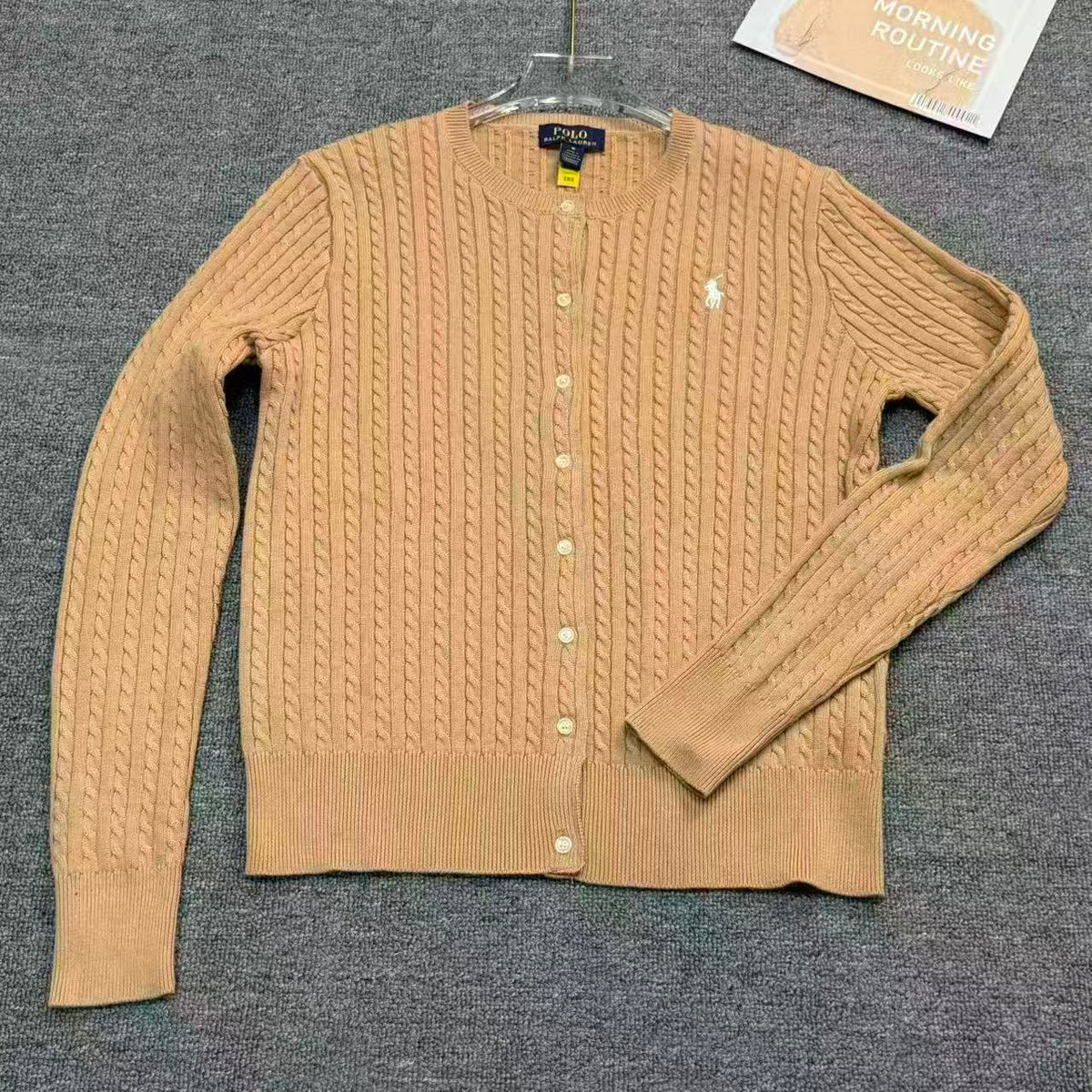 Ralph Lauren Midilli Nakışlı Pamuk Kadın Hırka