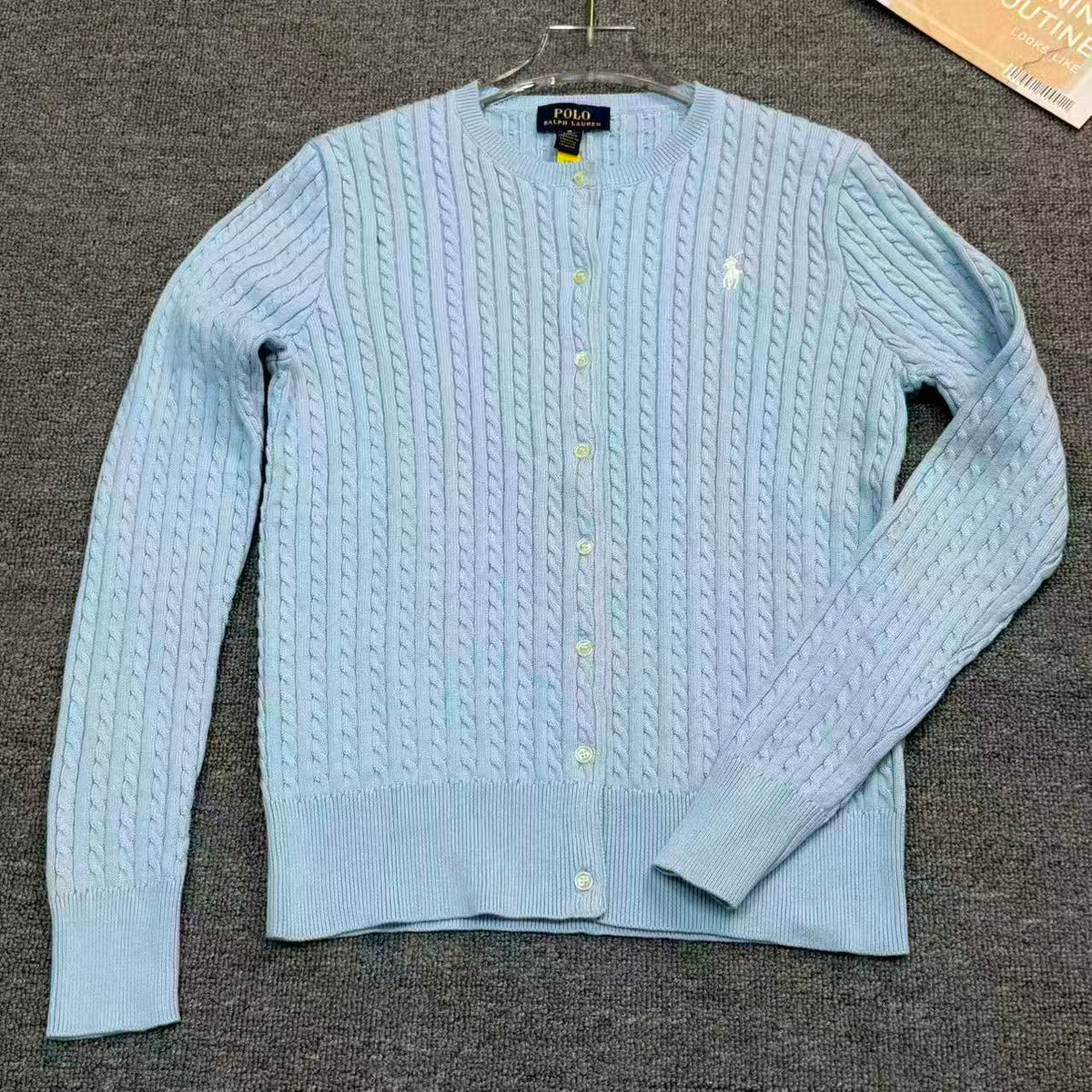 Ralph Lauren Midilli Nakışlı Pamuk Kadın Hırka